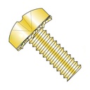 4-40 X 3/16" SEMS Screws/External Tooth Washer/Phillips/Pan Head/Steel/Zinc Yellow (Carton: 10,000 Pcs)