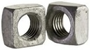 7/16"-14 Square Nuts, Grade 2 Steel, Hot Dip Galvanized (Quantity: 1000)