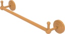 Allied Brass PQN-41-18-PEG-GLY Prestige Que 18 Inch Towel Bar with Integrated Hooks, Golden Yellow