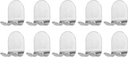 Uxcell Adhesive Hooks, 10Pcs 55X45Mm Waterproof Stainless Steel Hat Hooks, Towel Hooks Robe Hooks Decorative for Kitchen, Door, Cabinet, Bathroom, Foyers, Hallways, Bedrooms (Silver)