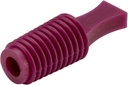 Caplugs UFP-SH Series UFP01234 - Ultrabake Silicone Flangeless Plugs - Powder Coating, Anodizing, Tapered Handle, Yellow Silicone, 1.256" Max Width X 1.181" Min Width X 1.000" Length (Bag of 50)