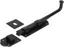 A29 Iron Surface Slide Bolt 9 1/2 Inches Gate Latch Black Powder Coat Finish