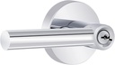 Miseno MLK1012CP Miseno MLK1012 Elkton round Rod Single Cylinder Keyed Entry Door Lever Set