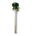 (Lot of 4) Quick Release Pin (3/8” Dia ) 4" Locking Space - Universal Detent Hitch Pin | Cotterless Chrome Plated Steel Shaft | World Class Designer Black Aluminum Anodized round Knob PINS by SBD