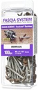 Brand Starborn Industries, Headcote Stainless Steel Fascia Screws for Deck Installation Size 9 X 1-7/8" Color Torx Brown Lot of 4