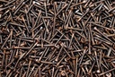 (1000) Square Drive Flat Head 8 X 1-1/4 Particle Board Wood Screws Plain #8