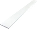 Super White Engineered Marble Threshold for Shower Curb, Bathroom Vanity Backsplash, Window Sill, Door Transitions (5" X 72")
