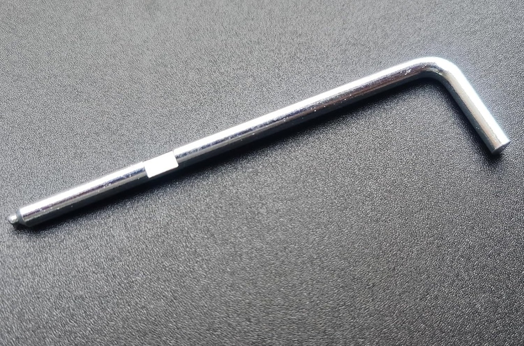 Change Key for La Gard 3 Wheel Safe Lock - Silver Accessory