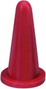 Caplugs HWP-1600 - HWP-SH Series - Ultrabake Silicone Hollow Washer Plugs, Clear, Bag of 100, Plug Width 1.220" X Length 0.866" X OD 2.087", Masking, Protection and Finishing, Temp Resistant