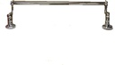 SARLIONE DOUBLE TOWEL BAR - 18" - STAINLESS STEEL SILVER