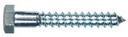Hillman 1/2 In. X 5 In. L Hex Zinc-Plated Steel Lag Screw 25 Pk