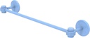 Allied Brass 7131G/18-FTB Satellite Orbit One Collection 18 Inch Towel Bar with Grooved Accents, Flat Troll Blue