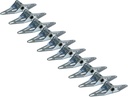 The ROP Shop | (Pack of 10) Overhead Garage Door #1 Hinges, Narrow Body for Center & Edge Mount