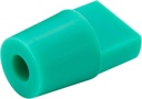 Caplugs HUP5.5-H - HUPH-SH Series - Ultrabake Silicone Hollow Plugs with Handles, Yellow, Bag of 100, Plug Min. OD 0.935" X Plug Max. OD 1.150", Masking, Protection and Finishing, Temp Resistant