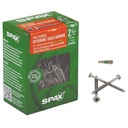 SPAX 2-1/2 In. L Flat Head Multi-Purpose Screws 1 Lb. 109 Pk - Total Qty: 5