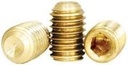 Socket Set Screw, Cup Point, 5/16-18 X 3/4", Brass, Hex Socket (Quantity: 100) Coarse Thread, 5/16 Inch Grub/Blind/Allen/Headless Screw, Length: 3/4 Inch