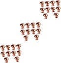 ARTIBETTER 30 Pcs Crystal Knobs Drawer Knobs Pcs per Pack Convenient to Use Complete Set Screw Rose Golden Color Aluminum Alloy Fashionable Cupboard Pulls Shiny Cabinet Handle Glass