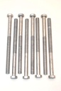 (8) Galvanized Hex Bolts 5/8-11 X 10 Cap Screws HDG Bolt