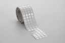 Caplugs AF003MM - AF-SH Series - Aluminum Foil Discs, Silver Aluminum Tape, Disc Diameter 0.118", 2000 per Roll, Masking, Electroplating, Painting, Chemical Resistant, Thermally Conductive