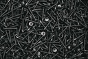 (700) Plain Black Phillips Mod Truss Head 8 X 1-1/4 Self-Drilling #8 Tek Screw