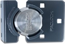 Paclock'S UCS-7S/779 Hasp and Puck Combo Kit, Buy American Act Compliant, Stainless Steel Body, Grey Hasp, High Security 6-Pin Cylinder, Keyed Differently, No Backplates