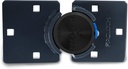 Paclock'S KT2173A/770 Hasp and Puck Combo Kit, Buy American Act Compliant, High Security 6-Pin Cylinder, One Lock Keyed to #26543 W/ 2 Keys, Black Anod. Alum. Puck, Double Coated Grey Hasp