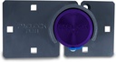 Paclock'S KT2173A/811 Hasp and Puck Combo Kit, Buy American Act Compliant, High Security 6-Pin Cylinder, One Lock Keyed to #26548 W/ 2 Keys, Purple Anod. Alum. Puck, Double Coated Grey Hasp