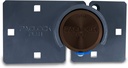 Paclock'S KT2173A/811 Hasp and Puck Combo Kit, Buy American Act Compliant, High Security 6-Pin Cylinder, One Lock Keyed to #26541 W/ 2 Keys, Brown Anod. Alum. Puck, Double Coated Grey Hasp