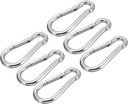 PATIKIL Snap Hooks, Stainless Steel Spring Snap Hook M7 Metal Snap Clips Connector Large Buckle for Hammock Swing