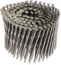 Grip Rite Prime Guard MAXC62874 15-Degree Wire Coil 1-1/4-Inch by .09-Inch Ring Shank, Stainless Steel Siding Nails, 1200 per Box (4 Pack)