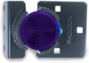 Paclock'S KT2173A/779 Hasp and Puck Combo Kit, Buy American Act Compliant, High Security 6-Pin Cylinder, One Lock Keyed to #26546 W/ 2 Keys, Purple Anod. Alum. Puck, Double Coated Grey Hasp