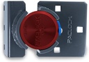Paclock'S KT2173A/779 Hasp and Puck Combo Kit, Buy American Act Compliant, High Security 6-Pin Cylinder, One Lock Keyed to #26543 W/ 2 Keys, Red Anod. Alum. Puck, Double Coated Grey Hasp