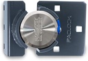 Paclock'S KT2173S/779 Hasp and Puck Combo Kit, Buy American Act Compliant, Stainless Steel Body, Grey Hasp, High Security 6-Pin Cylinder, One Lock Keyed to #26541 W/ 2 Keys, with Backplates