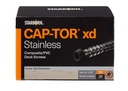 Headcote Cap-Tor Xd - #10 X 2-1/2" - #34 Brown - 305 Stainless Steel Capstock & Composite Deck Screws - 350 Pc Deck Pack