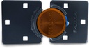 Paclock'S KT2173A/770 Hasp and Puck Combo Kit, Buy American Act Compliant, High Security 6-Pin Cylinder, One Lock Keyed to #26548 W/ 2 Keys, Orange Anod. Alum. Puck, Double Coated Grey Hasp