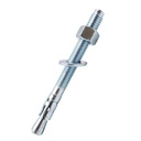 3/8"X 5" Wedge Anchor, for Cement and Concrete Only, Zinc-Plated Carbon Steel Screws and Lag Bolts （ 30 Pcs)