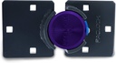 Paclock'S KT2173A/770 Hasp and Puck Combo Kit, Buy American Act Compliant, High Security 6-Pin Cylinder, One Lock Keyed to #26542 W/ 2 Keys, Purple Anod. Alum. Puck, Double Coated Grey Hasp