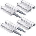 Jiayi Cabinet Latch Metal Door Catches Heavy Duty 4 Pack Double Push to Open Door Latch Touch Latches Kitchen Door Push Release Latch for Drawer Closure Push Catch Press Out Cabinet Hardware