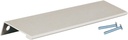 10 Pack Rok Hardware 7-9/16" (192 Mm) Modern Style Finger Edge Pull 8-11/32" (212 Mm) Length Aluminum Metal Brushed Stainless Steel Finish Home Kitchen Door Drawer Cabinet Handle P8989192SS