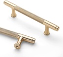 Asidrama 10 Pack 3.75 Inch(96Mm) Knurled Gold Kitchen Cabinet Handles,Cabinet Pulls Kitchen Cabinet Hardware Cupboard Drawer Pulls