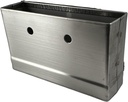 Harris Hardware TP3839-B Brushed Stainless Steel Pilaster Shoes and Brackets for 6 In. Wide X 1-1/4 In. Thick Pilasters