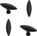 Hand Forged Iron Cabinet Knob Pull Antique Rustic Knobs for Kitchen Cabinet Drawer Pull Handles with Hardware: Pack of 4