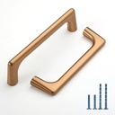 FILTA 10 Pack 3-3/4 Inch(96Mm) Champagne Bronze Cabinet Pulls,Cupboard Handles Cabinet Handles Zinc Alloy Cabinet Hardware for Cupboard Drawer Handles Dresser