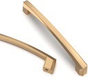Asidrama 10 Pack 5 Inch(128Mm) Champagne Bronze Kitchen Cabinet Handles, Brushed Brass Cabinet Pulls Kitchen Gold Cabinet Hardware for Cupboard Drawer Pulls