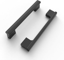 FILTA 5 Inch(128Mm) Hole Centers Matte Black Cabinet Pulls(Set of 10),Stylish Black Handles for Cabinets Kitchen Cabinet Pulls Cabinet Hardware for Cabinets Cupboard Drawer