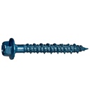 5/16" X 2-1/4" Torquemaster Star Drive Hex Washer Head Masonry Screws, 50 Pieces, Concrete Screws, Rust Resistance, High Strength Durable Alloy Steel, Driver Bit & Masonry Drill Bit Included