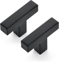 Ravinte 18 Pack 2 Inch Length Square Cabinet Pulls Matte Black Stainless Steel Kitchen Drawer Pulls Cupboard Handles Cabinet Handles