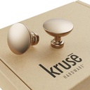 30744 - (10-Pack) Bradford Door and Drawer Knob - 1-3/16In Diameter, Champagne Bronze