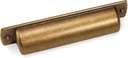 10 Pack 3.75 Inch(96Mm) Antique Brass Kitchen Cabinet Handles Cabinet Cup Pulls Vintage Drawer Cup Pulls Aged Gold Bronze Kitchen Cabinet Hardware