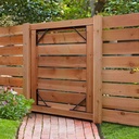Heavy Duty Fence Gate Kit Gate Hardware Iron No-Sag 2X4S Adjustable for Wooden Fence Gate Windows Shed Doors